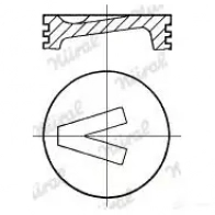 Поршень NURAL 87-714411-00 4 AGQ4E4 Land Rover Defender 1 (L316) Кабриолет 2.5 D 4x4 (L316) 69 л.с. 1990 – 2001 4044197479917