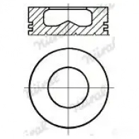 Поршень NURAL 87-138008-00 4044197476749 G3EH 9 Fiat Ducato (244) 2 Автобус 2.3 JTD 110 л.с. 2002 – 2024