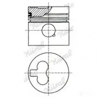Поршень NURAL O ND7XC 5010874065055 1869966 87-405200-00