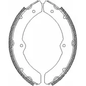 Тормозные колодки, комплект WOKING 2745473 ZSA431 100 Z4311.00 69LES6
