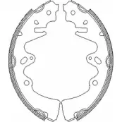 Тормозные колодки, комплект WOKING ZSA43 4800 2745508 4UI70L Z4348.00
