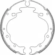 Тормозные колодки, комплект WOKING Z4365.00 6NU9M ZS A436500 2745523
