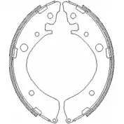 Тормозные колодки, комплект WOKING ZS A436701 Z4367.01 2745526 G5EYQEY