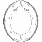 Тормозные колодки, комплект WOKING MXMGVY4 ZSA43790 0 Z4379.00 2745538