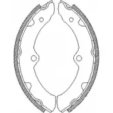 Тормозные колодки, комплект WOKING ZSA44 3000 Z4430.00 E158LC 2745591