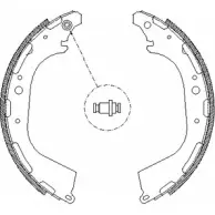 Тормозные колодки, комплект WOKING ZSA4650 00 Z4650.00 2745648 GS7JBA
