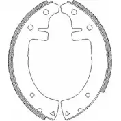 Тормозные колодки, комплект WOKING 2745652 ZS A465300 Z4653.00 BM0HV7