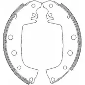 Тормозные колодки, комплект WOKING FU7C42 2745654 ZSA4 65500 Z4655.00