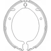 Тормозные колодки, комплект, стояночная тормозная система
