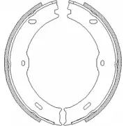 Тормозные колодки ручника, комплект WOKING ZS A474600 A5KCB Z4746.00 Mercedes Sprinter (906) 2 Кабина с шасси 2.1 (3,5T) 316 CDI 4x4 (9031. 9033. 9035. 9031. 9033. 163 л.с. 2009 – 2024