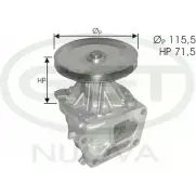 Водяной насос, помпа GGT PA10018 0TQ19C 2752865 KA6HR P