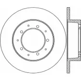 Тормозной диск OPEN PARTS 9VODT BDA1061.10 BDR 1061.10 Land Rover Defender 1 (L316) Пикап