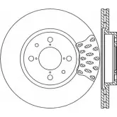 Тормозной диск OPEN PARTS 9XY8RA2 Fiat Palio (178) 1 Универсал 1.2 80 л.с. 2001 – наст. время BDA1146.20 BDR1 146.20