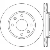 Тормозной диск OPEN PARTS BDA1432.20 XXPW3 2768418 B DR1432.20