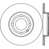 Тормозной диск OPEN PARTS B 6PUMD BDA1733.10 X1KQ6V Seat Arosa