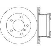 Тормозной диск OPEN PARTS 2768503 3 NUZRUS BDA1785.10 M0PMA