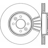 Тормозной диск OPEN PARTS NSALS2 BDA1815.20 BDR1815 .20 2768516