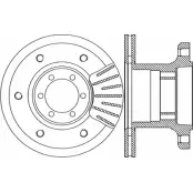 Тормозной диск OPEN PARTS ZKEND PF25QZ Q BDA1848.20 2768524