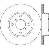 Тормозной диск OPEN PARTS HN 6CI Q58NJ9 2768526 BDA1857.10