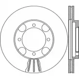 Тормозной диск OPEN PARTS BDA1869.20 2768530 BDR1869 .20 MYWUKXB