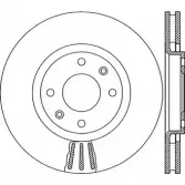 Тормозной диск OPEN PARTS X87RXL BDA1955.20 2768559 BDR1 955.20