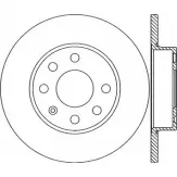 Тормозной диск OPEN PARTS W6P8SHU B NVG7 BDA1967.10 2768564