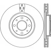 Тормозной диск OPEN PARTS Fiat Stilo (192) 1 Универсал 1.9 JTD 140 л.с. 2004 – 2008 BDA2217.20 BDR22 17.20 UKJSR5I
