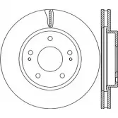 Тормозной диск OPEN PARTS W41PX 2768666 BDR2237.2 0 BDA2237.20