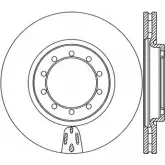 Тормозной диск OPEN PARTS BDA2319.20 5ZR FX 2768701 FAGUBLW