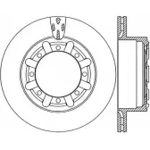 Тормозной диск OPEN PARTS 0SS Q5 T3V91X 2768702 BDA2320.20