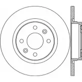 Тормозной диск OPEN PARTS 9NMOBI 2768704 BDR2322.1 0 BDA2322.10