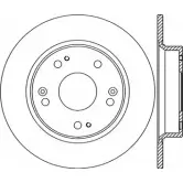 Тормозной диск OPEN PARTS F BHMJ BDA2344.10 Honda Civic 8 (FN, FK) Хэтчбек LK8FY