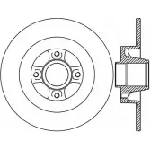 Тормозной диск OPEN PARTS WI6S3 BDA2427.10 BDR 2427.10 Renault Scenic (JM) 2 Минивэн 1.5 dCi (JM02. JM13) 101 л.с. 2003 – 2025