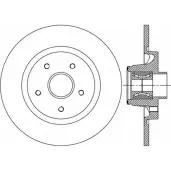 Тормозной диск OPEN PARTS K GN7RHH BDA2509.30 65GEC 2768786