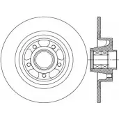 Тормозной диск OPEN PARTS UC WK1I9 2768791 V5JBUI9 BDA2514.30