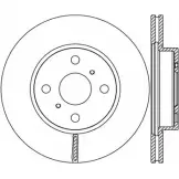 Тормозной диск OPEN PARTS BDA2526.20 UI24 DZ4 2768797 GR5BZS