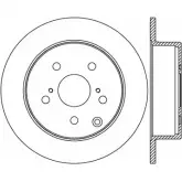 Тормозной диск OPEN PARTS SQ9O5 BDA2581.10 Toyota Avensis (T250) 2 Седан 2.2 D CAT (ADT251) 177 л.с. 2005 – 2008 T BKCHZ