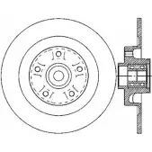 Тормозной диск OPEN PARTS BDA2602.30 Renault Laguna (KT) 3 Универсал 2.0 16V Hi Flex (KT1H) 140 л.с. 2007 – 2015 E8O7 96 6B8Z8