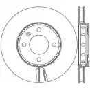 Тормозной диск OPEN PARTS V3N 8O BDA2663.20 2768870 73HY7PI