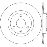 Тормозной диск OPEN PARTS MAJ MPM 2768961 BDR1108.10 B9WW2