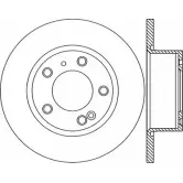 Тормозной диск OPEN PARTS 2768967 5CZUMD BDA1116.1 0 BDR1116.10