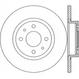 Тормозной диск OPEN PARTS YS2P35 Fiat Bravo (182) 1 Хэтчбек BDR1145.10 BD A1145.10