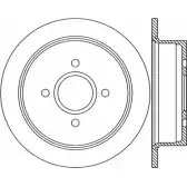 Тормозной диск OPEN PARTS HAUMDGY LG6 IF BDR1187.10 2768987