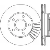 Тормозной диск OPEN PARTS BDR1189.20 2768988 H 9H0VWI A42E7