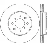 Тормозной диск OPEN PARTS BDR1215.20 H3ME8 BD A1215.20 2768992