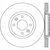Тормозной диск OPEN PARTS 2769042 R764Y6 UVZ C3F BDR1456.20