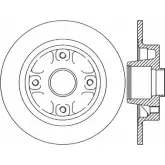 Тормозной диск OPEN PARTS KPBQ5 P4 LG3 BDR1607.10 2769069