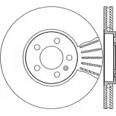 Тормозной диск OPEN PARTS BDR1667.20 Skoda Rapid 1 2012 – 2019 I8J9TZ6 BDA 1667.20