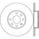 Тормозной диск OPEN PARTS 2769126 BDA1806. 10 BDR1806.10 83A9S