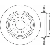 Тормозной диск OPEN PARTS Volvo V70 2 (285) Универсал 2.4 T5 260 л.с. 2004 – 2007 BDR1847.10 NK6KNOB E RBK6V